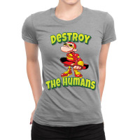 Destroy The Humans Robot Skater Ladies Fitted T-shirt | Artistshot