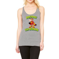 Destroy The Humans Robot Skater Racerback Tank | Artistshot