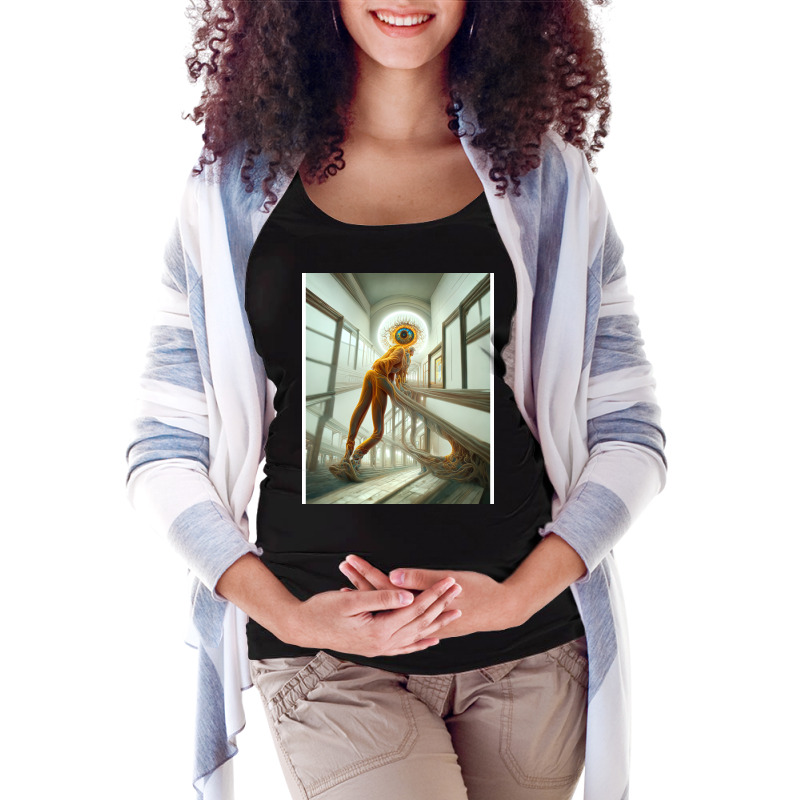 Relativity Of Perception Maternity Scoop Neck T-shirt by algouddodyd | Artistshot