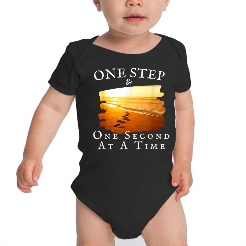 One Step And One Second At A Time   Faith In God T Shirt Baby Bodysuit by lelalucin | Artistshot