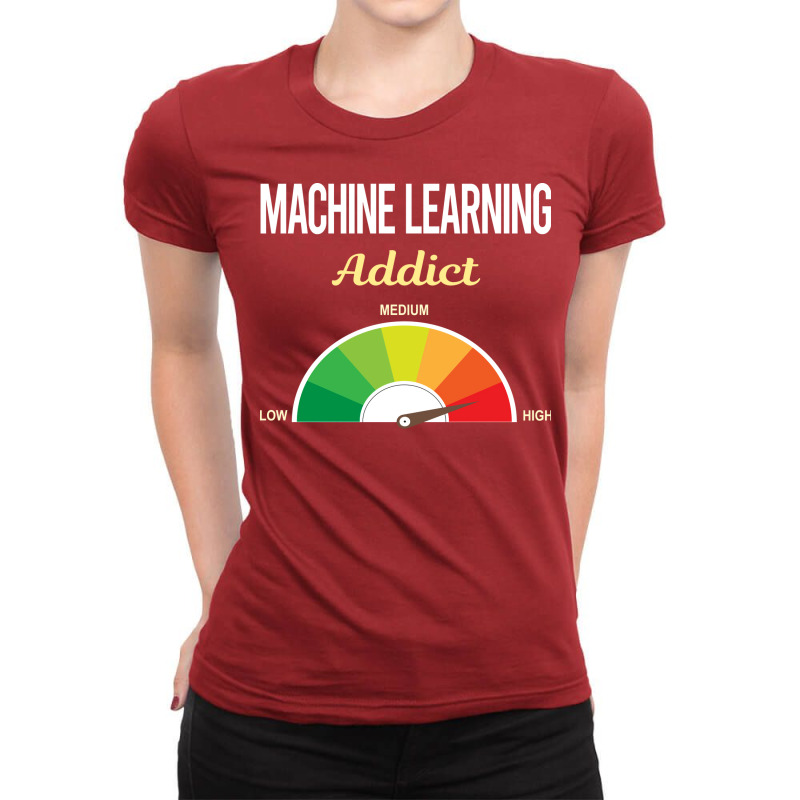 Funny Addict Machine Learning Ladies Fitted T-Shirt by qotibawojtany | Artistshot