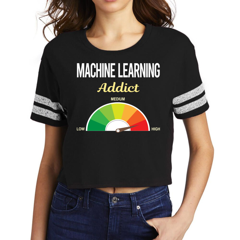 Funny Addict Machine Learning Scorecard Crop Tee by qotibawojtany | Artistshot