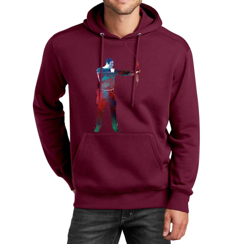 Archery Sport Art Archery Green Unisex Hoodie | Artistshot