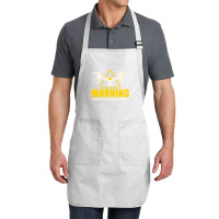 Warning Loves To Talk About Drones Flying Aircraft Robotics Full-length Apron | Artistshot