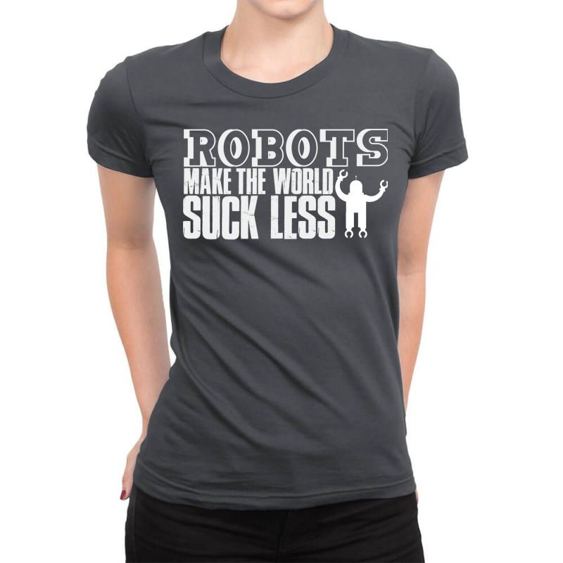 Robotics Engineering Joke Robotic Ladies Fitted T-Shirt by ashkocylwiko | Artistshot