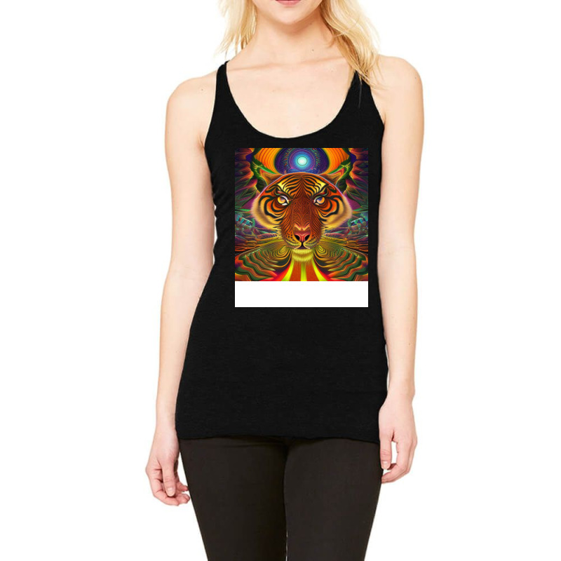 Unique Tiger Art Created Racerback Tank by sinicaristc | Artistshot