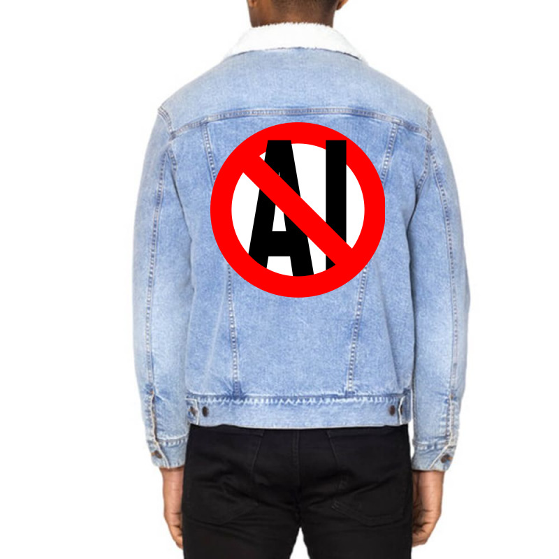 Not Ai Unisex Sherpa-lined Denim Jacket | Artistshot