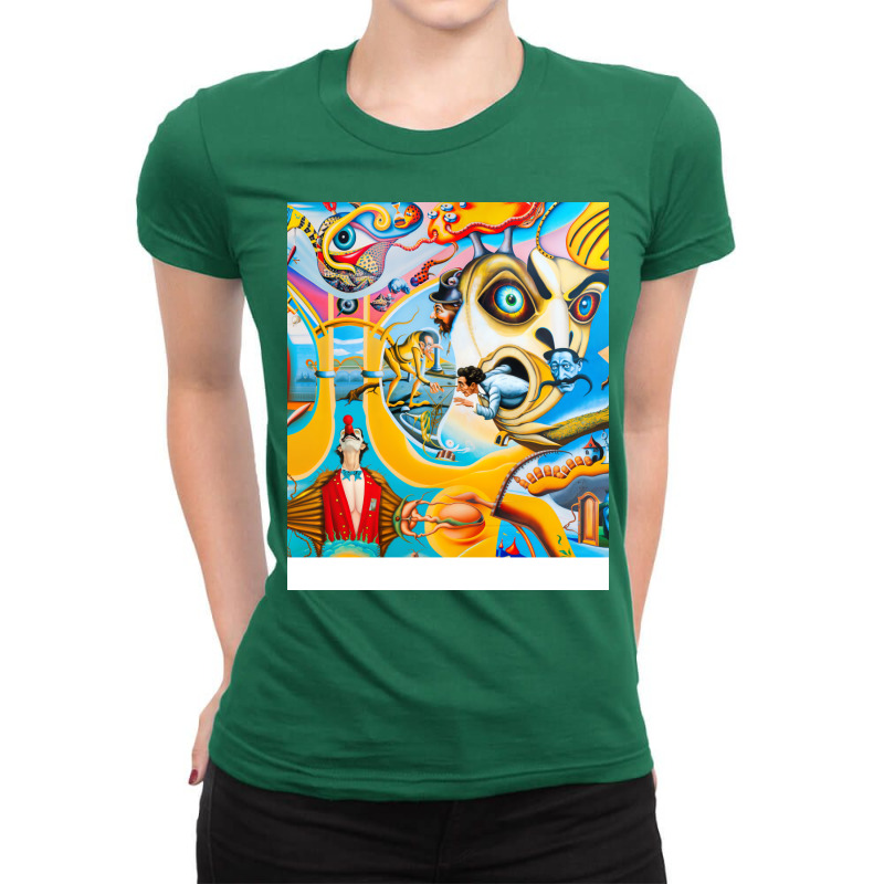 Ai Dalí Ladies Fitted T-Shirt by dolaretsernf | Artistshot