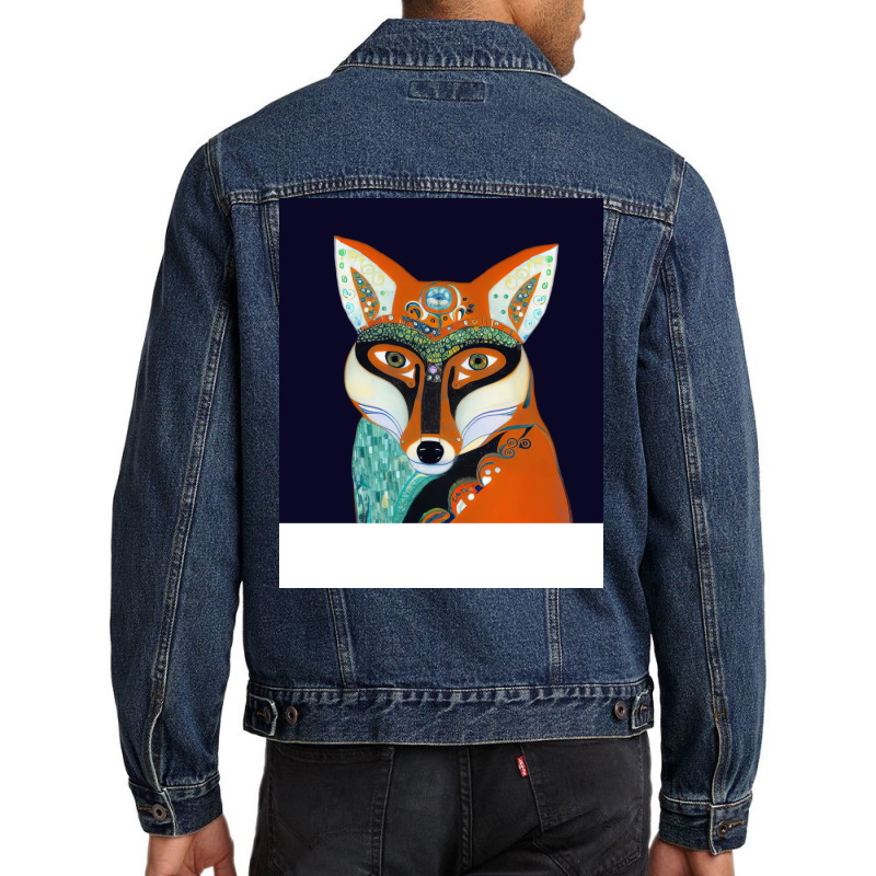 A Fantastic Ai Fox Men Denim Jacket | Artistshot