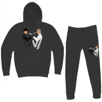 Man Black White William Hoodie & Jogger Set | Artistshot