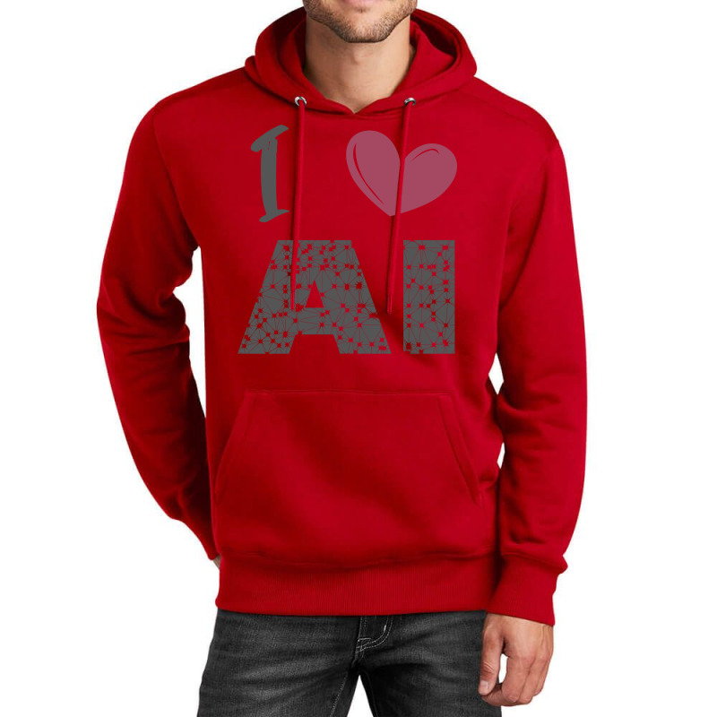 I Love Ai (4) Unisex Hoodie | Artistshot