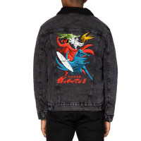 Gatchaman S2 Team Unisex Sherpa-lined Denim Jacket | Artistshot