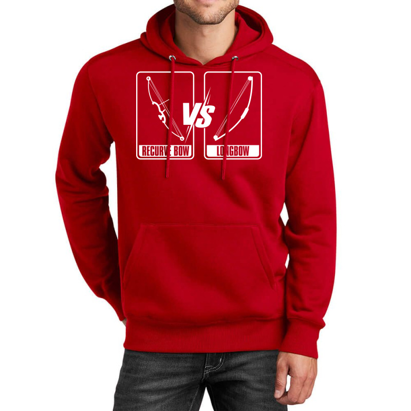 Recurve Bow Vs Longbow Bow Arrow Club Competition Archery Unisex Hoodie | Artistshot