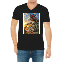 Skullroboti V-neck Tee | Artistshot