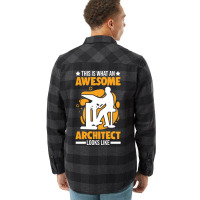 Architect Awesome Architecture Hipster Flannel Shirt | Artistshot