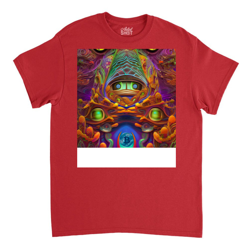 Artificial Intelligence Art Bitcoin Crypto Nft Art 001 Classic T-shirt | Artistshot