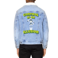 Control Is An Illusion Robot Ai Artificial Intelligence Robotics Unisex Sherpa-lined Denim Jacket | Artistshot