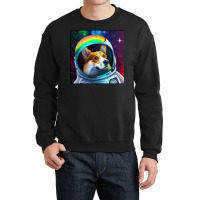 Astronaut Corgi Crewneck Sweatshirt | Artistshot