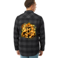 Copy Of Golden Saiyan Kaioken Flannel Shirt | Artistshot