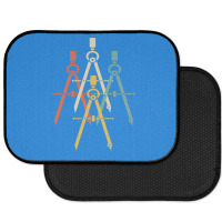 Architect Architecture Circle Red Rear Car Mat | Artistshot