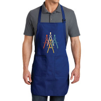 Architect Architecture Circle Red Full-length Apron | Artistshot