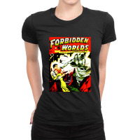 Forbidden Worlds Ladies Fitted T-shirt | Artistshot