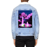 Sacred Falls Unisex Sherpa-lined Denim Jacket | Artistshot