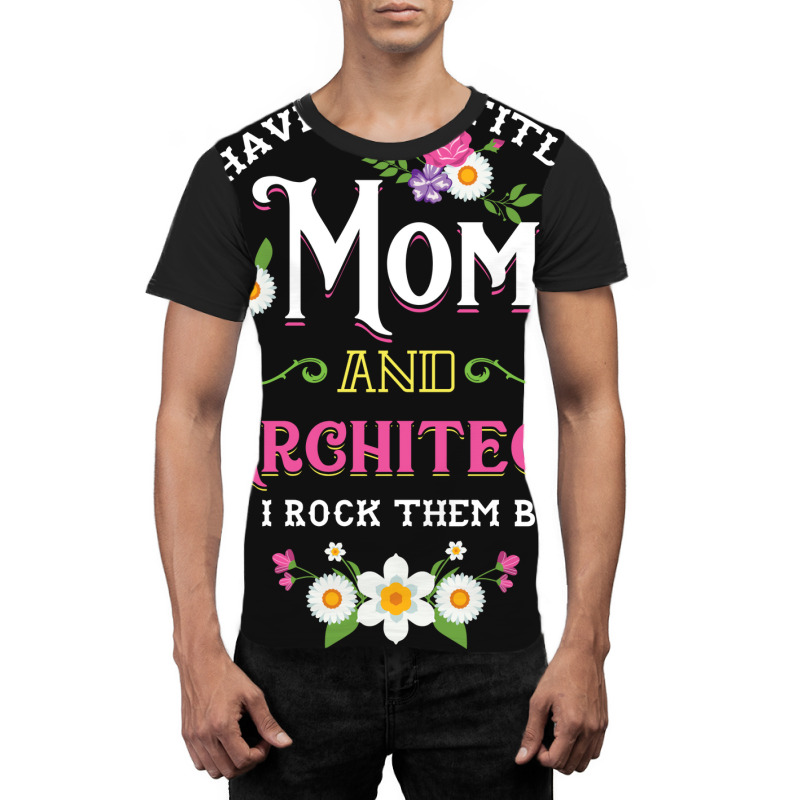 Architecture Mom Cad Engineer Gift Graphic T-shirt | Artistshot