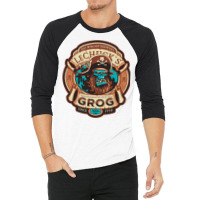 Lechuck's Grog   Craft Beer   Monkey Island   Vintage Video Game 3/4 Sleeve Shirt | Artistshot