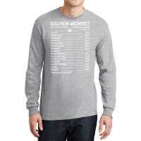 Solution Architect T  Daily Factors 2 Gift Item Tee Long Sleeve Shirts | Artistshot