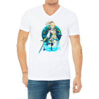 Dandelion Knight Jean V-neck Tee | Artistshot