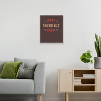 Best Architect Ever Travel Metal Print Vertical | Artistshot