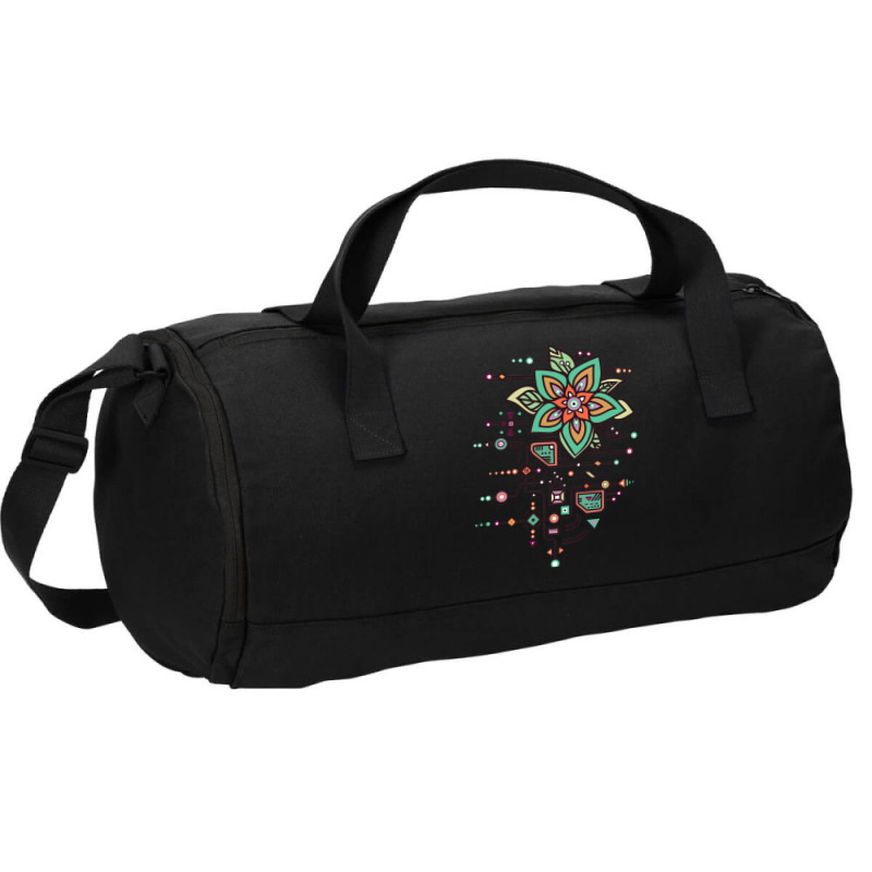 Flower Algorithm Duffel Bag | Artistshot