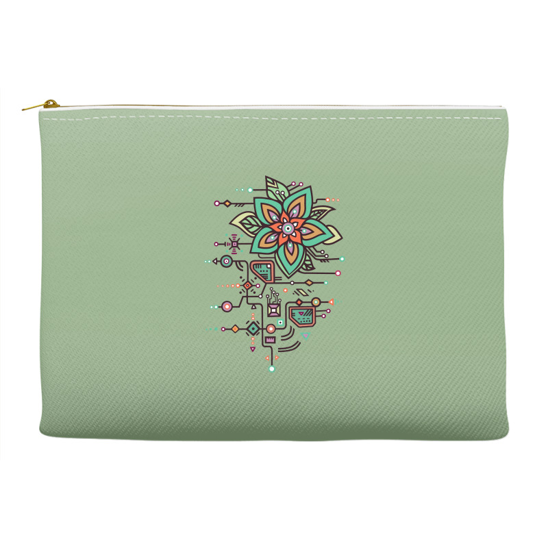 Flower Algorithm Accessory Pouches | Artistshot