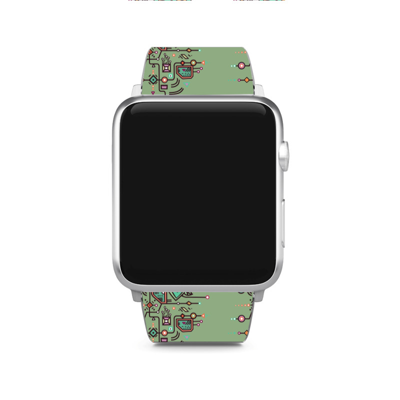 Flower Algorithm Apple Watch Band | Artistshot