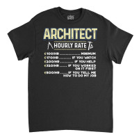 Architect Funny Yellow Classic T-shirt | Artistshot