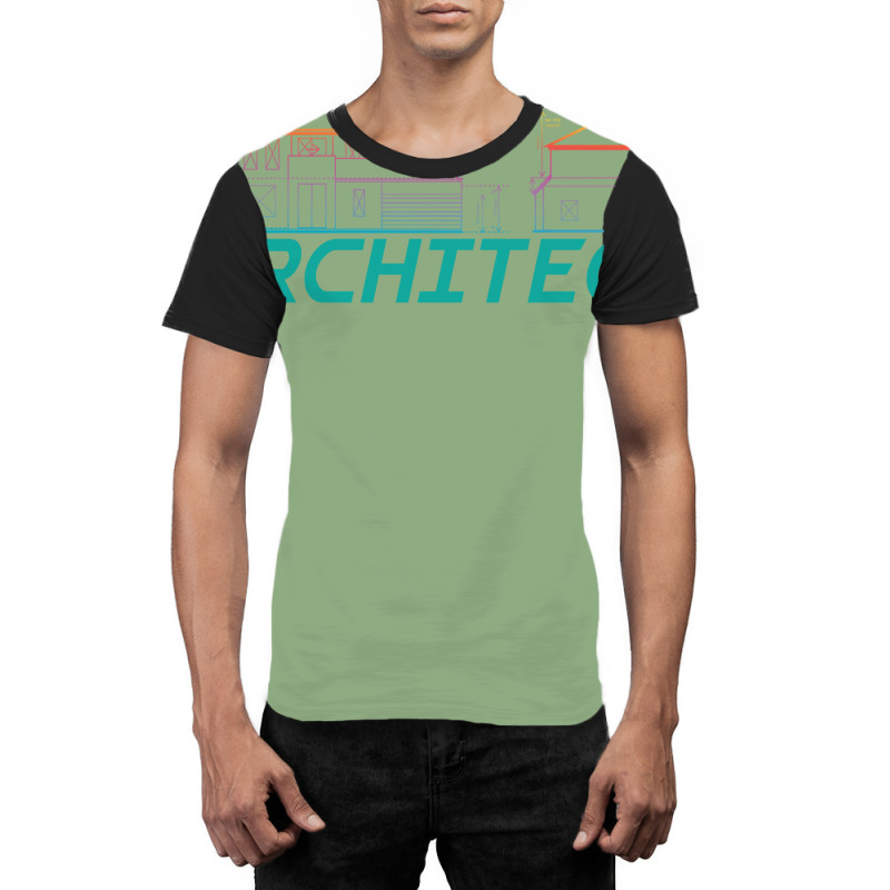 Architect Architecture Building Hippie 80s Graphic T-shirt | Artistshot