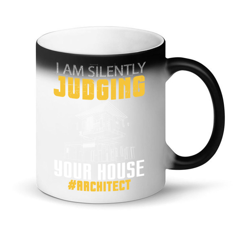 Im Silently Judging Your House Funny Architect Vintage Magic Mug | Artistshot