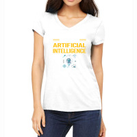 Funny Smart People Artificial Intelligence Ai Women's V-neck T-shirt | Artistshot