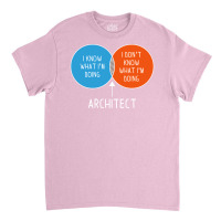 Architect I Dont Know What Im Doing Twocolor Diagram Girl Classic T-shirt | Artistshot