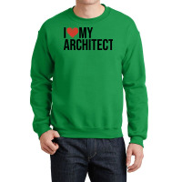 Architect Wife Husband Gifts For Her Girl Crewneck Sweatshirt | Artistshot