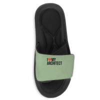 Architect Wife Husband Gifts For Her Girl Slide Sandal | Artistshot