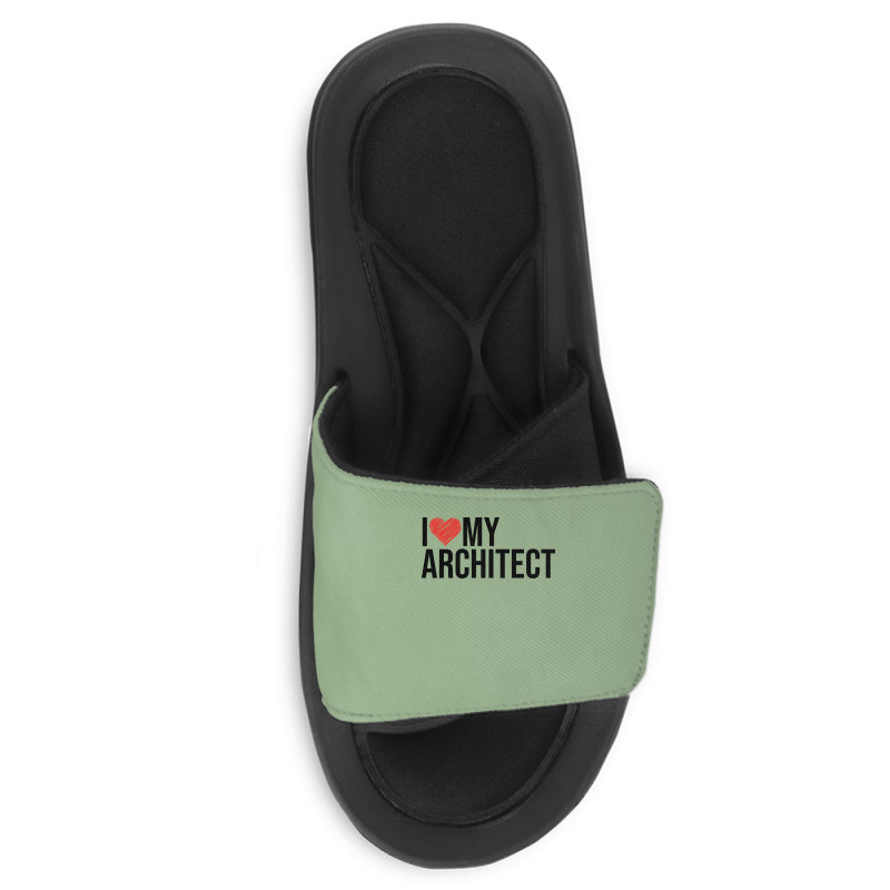 Architect Wife Husband Gifts For Her Girl Slide Sandal | Artistshot