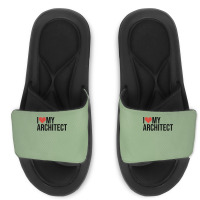 Architect Wife Husband Gifts For Her Girl Slide Sandal | Artistshot