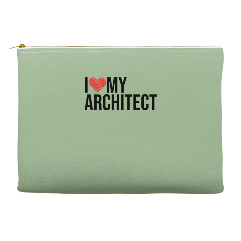 Architect Wife Husband Gifts For Her Girl Accessory Pouches | Artistshot