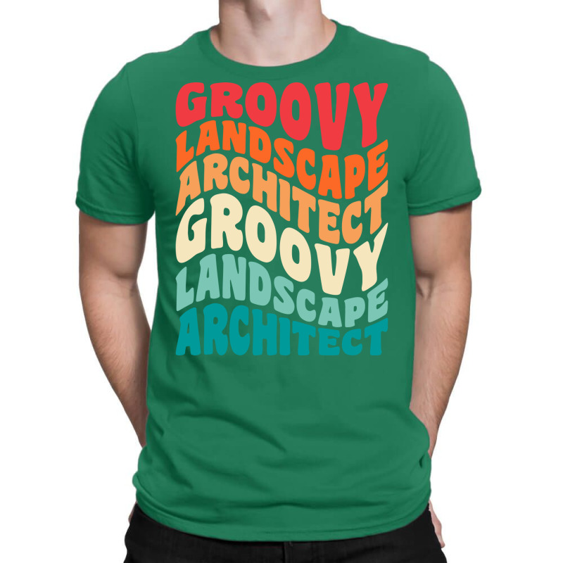 Groovy Landscape Architect Vintage Retro 60s 70s 80s Vibes Retro T-shirt | Artistshot