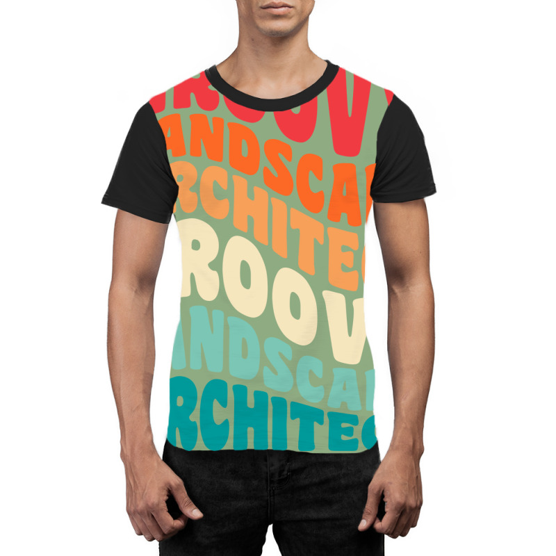 Groovy Landscape Architect Vintage Retro 60s 70s 80s Vibes Retro Graphic T-shirt | Artistshot