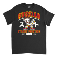 Russian Street Fighting   Video Game Classic T-shirt | Artistshot