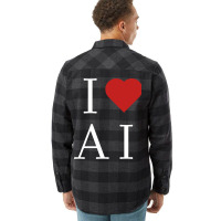 I Love Ai Flannel Shirt | Artistshot