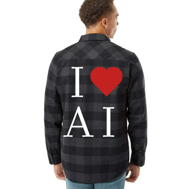 I Love Ai Flannel Shirt | Artistshot